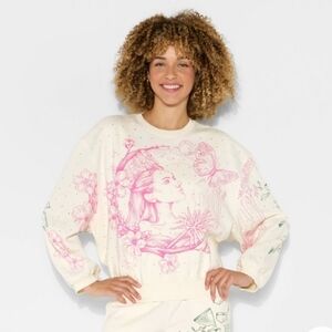 Katie Kime Studded Unique Graphic Wicked Sweatshirt